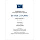 Navy Square Initials Invitations Image 9 of 10